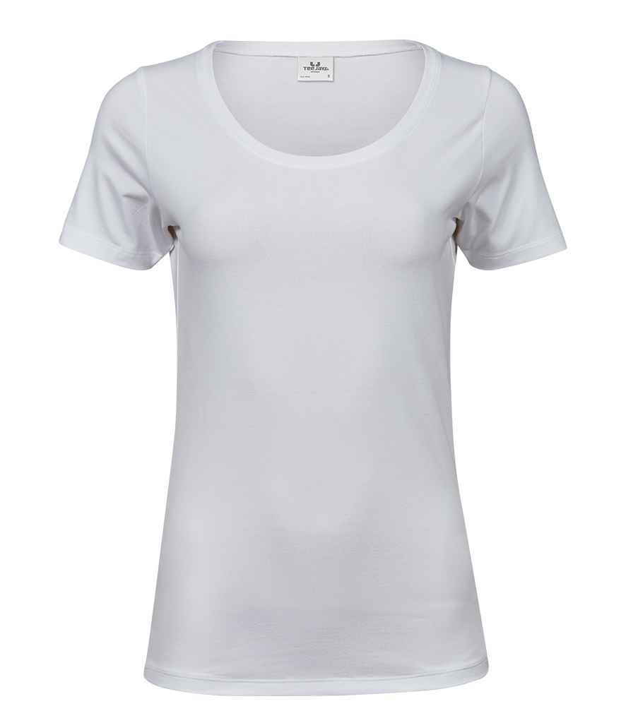 Tee Jays Ladies Stretch T-Shirt - White