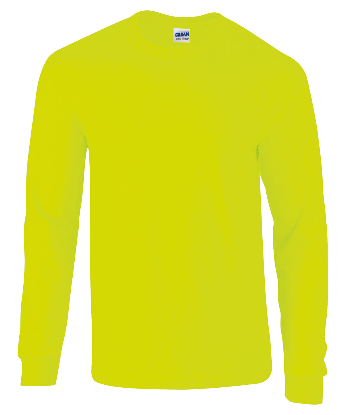 Ultra Cotton™ adult long sleeve t-shirt - Safety Green