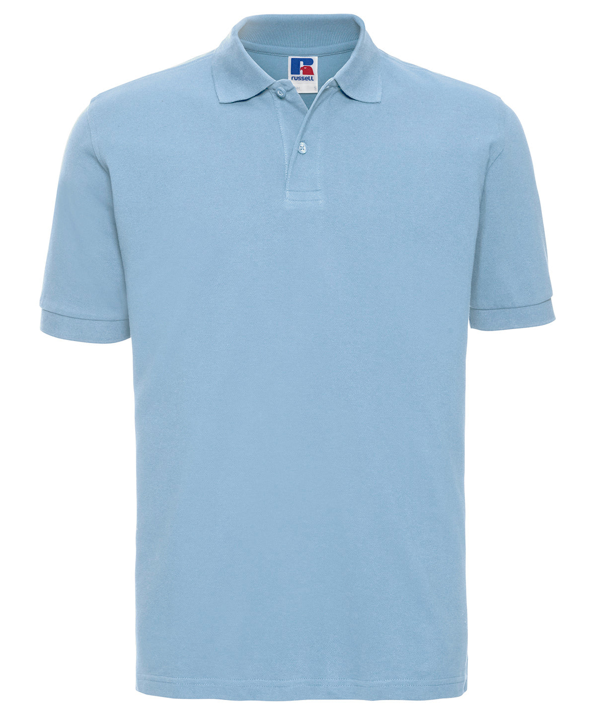 Classic cotton piqué polo - Sky