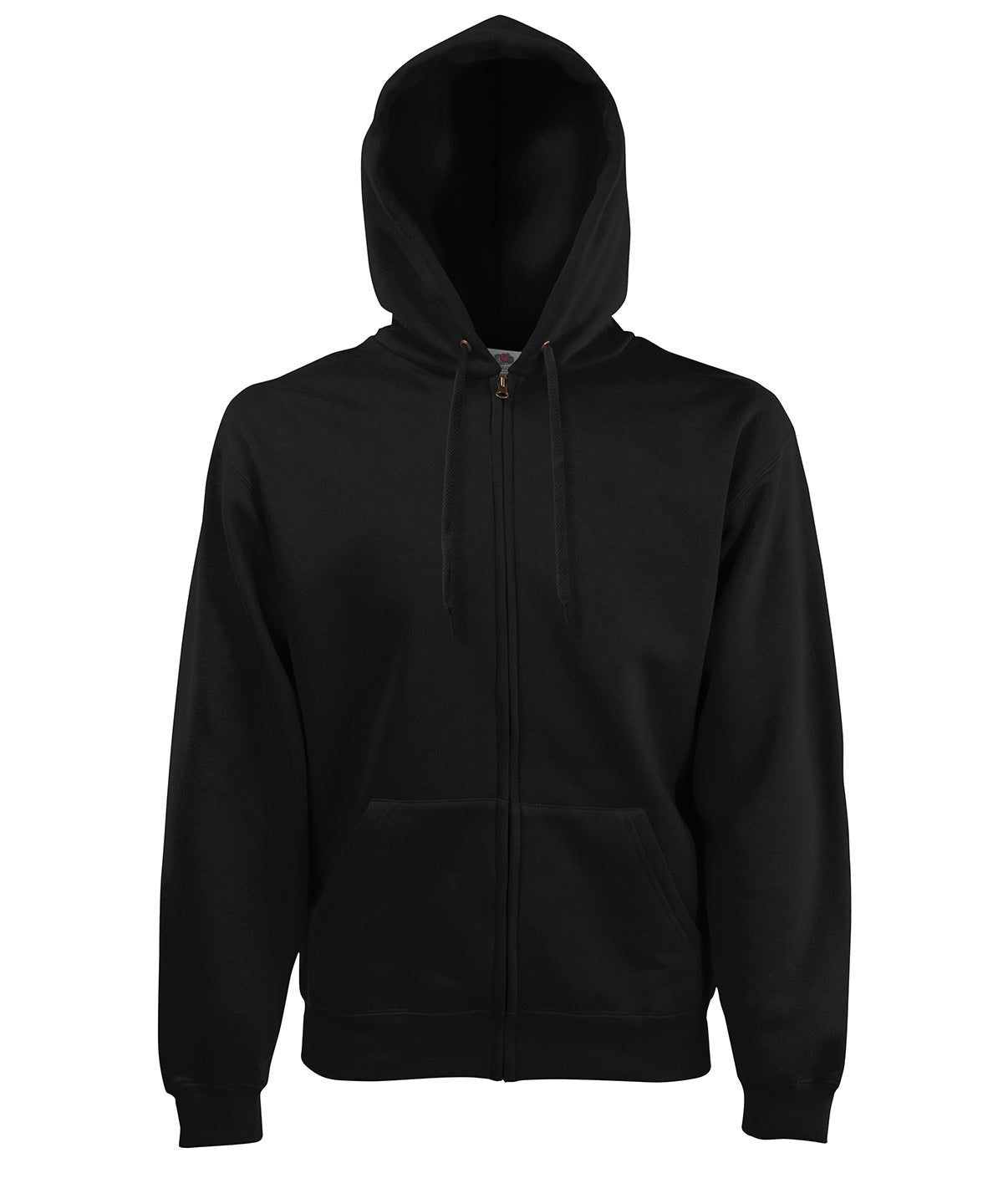 Premium 70/30 hooded sweatshirt jacket - Black
