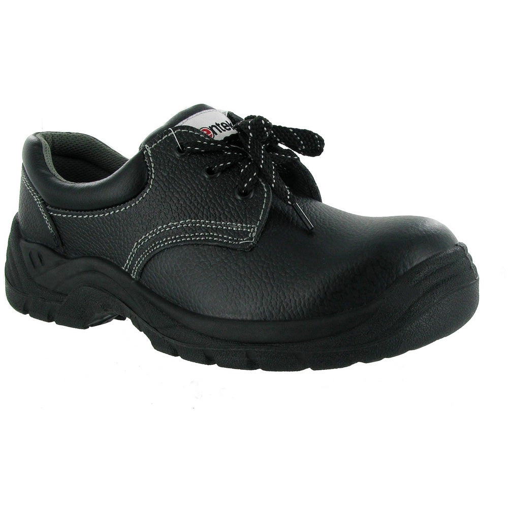 Centek Mens FS337 Leather S1 Work Safety Shoe Black