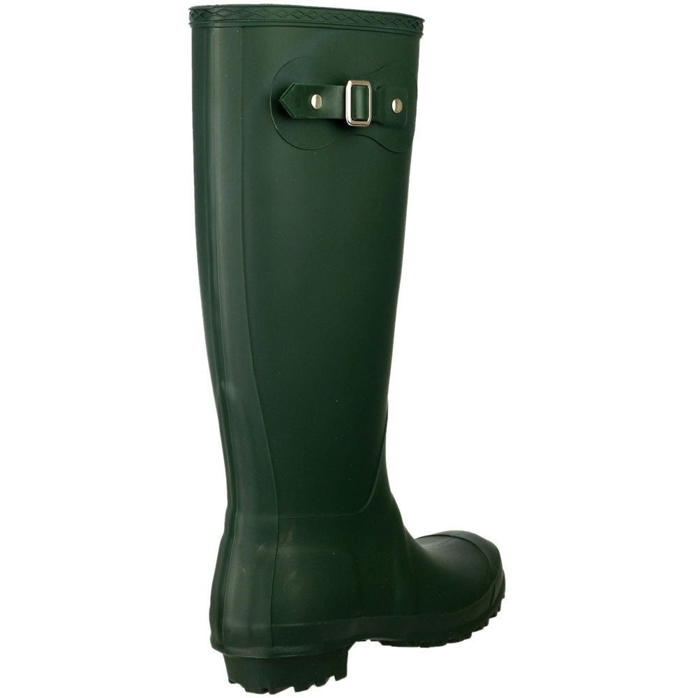 Cotswold Ladies Sandringham Buckled Welly Wellington Boot Green