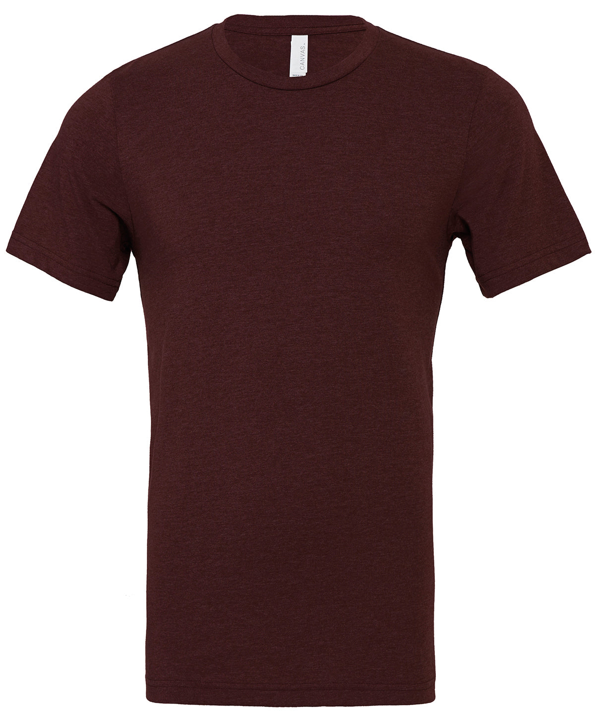 Unisex heather CVC short sleeve t-shirt - Heather Cardinal