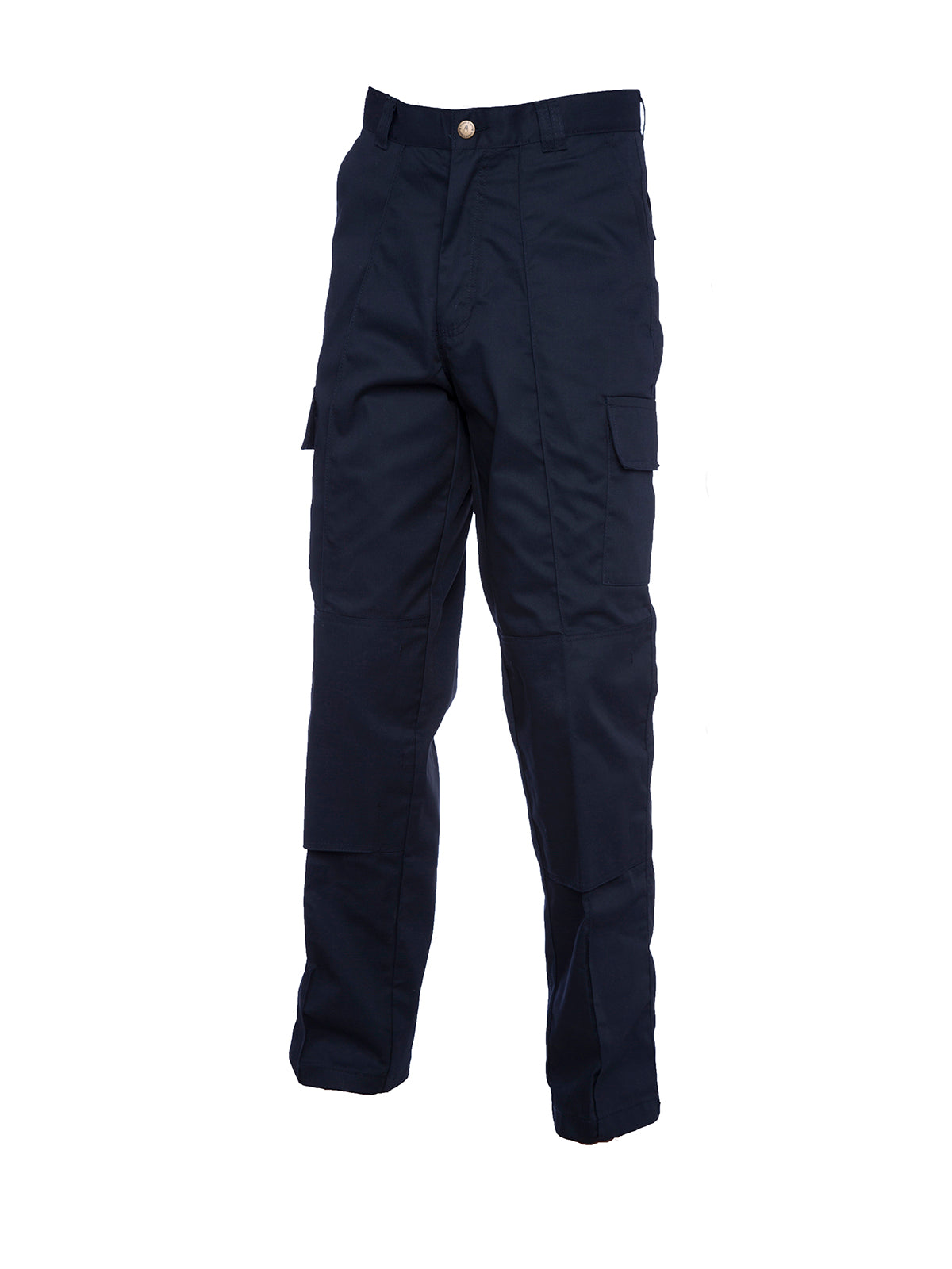 Cargo Trouser with Knee Pad Pockets - Navy - Long Length