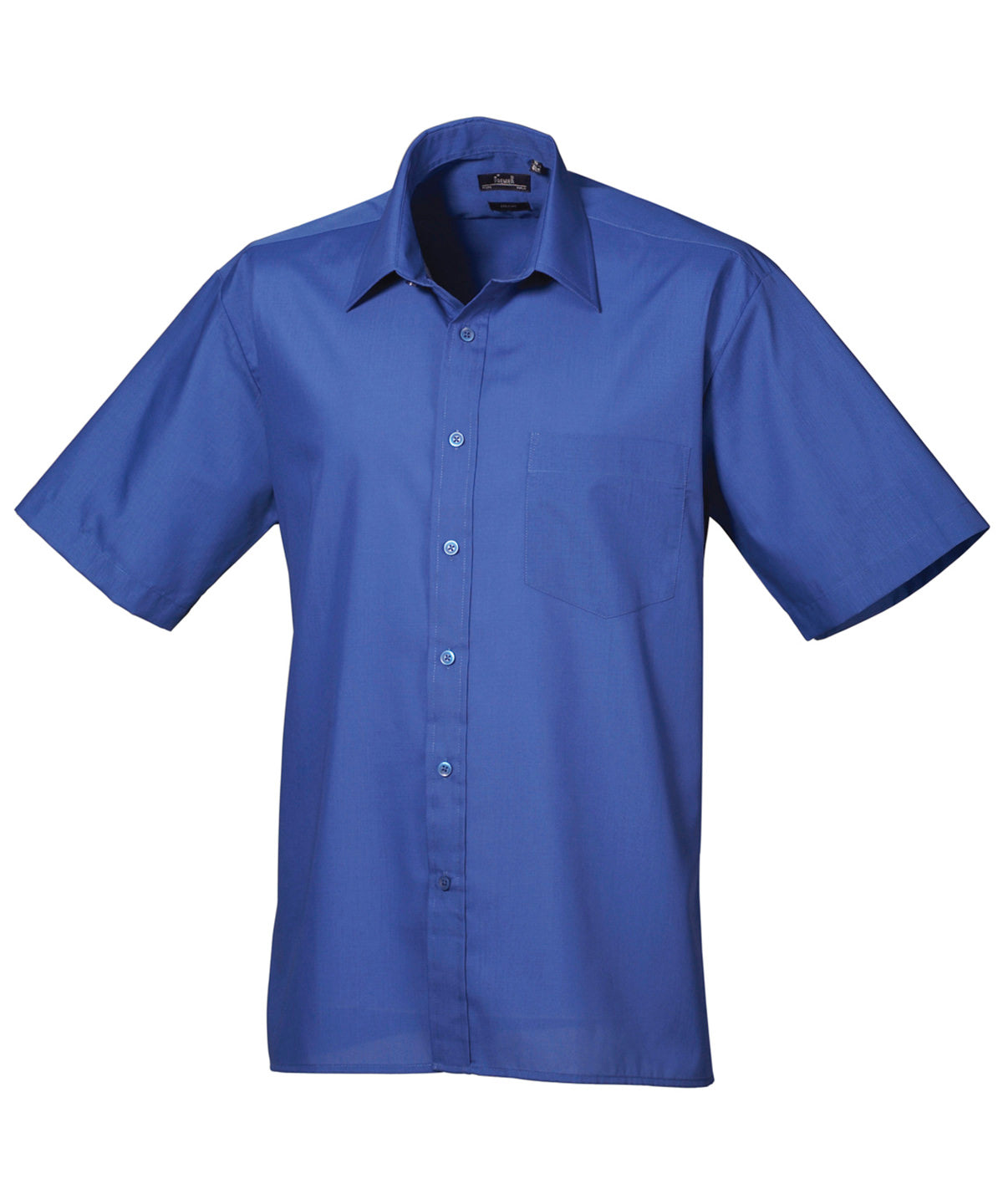 Short sleeve poplin shirt - Royal