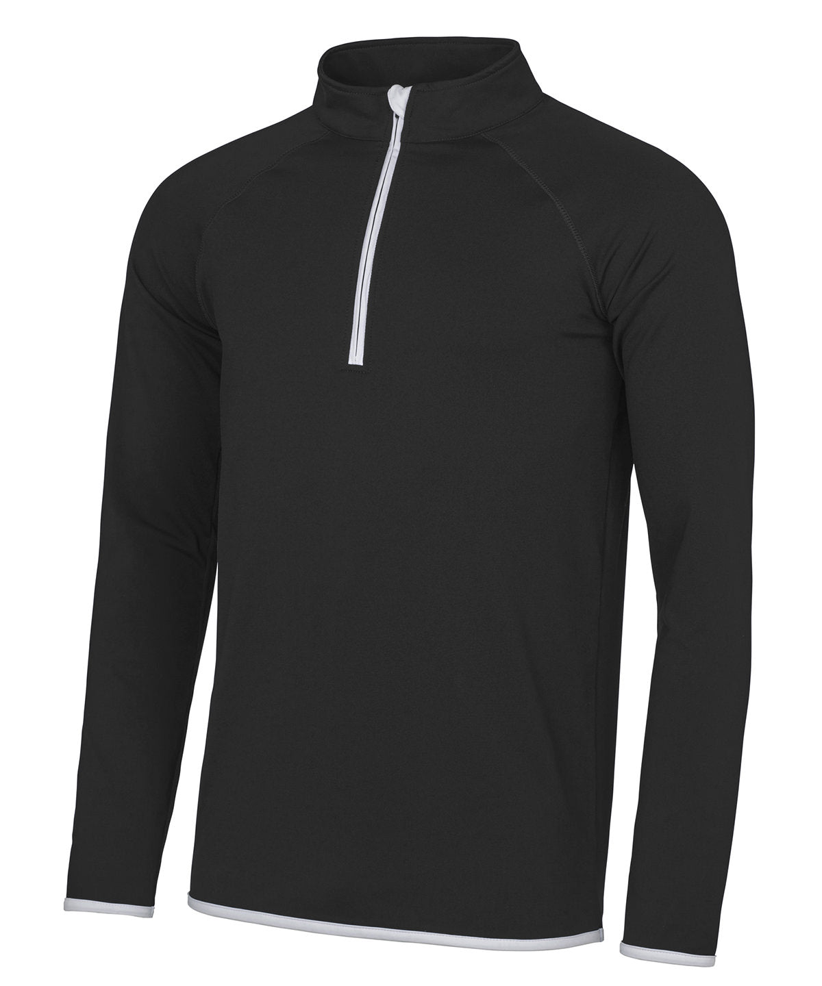 Cool ½ Zip Sweatshirt - Jet Black/Arctic White