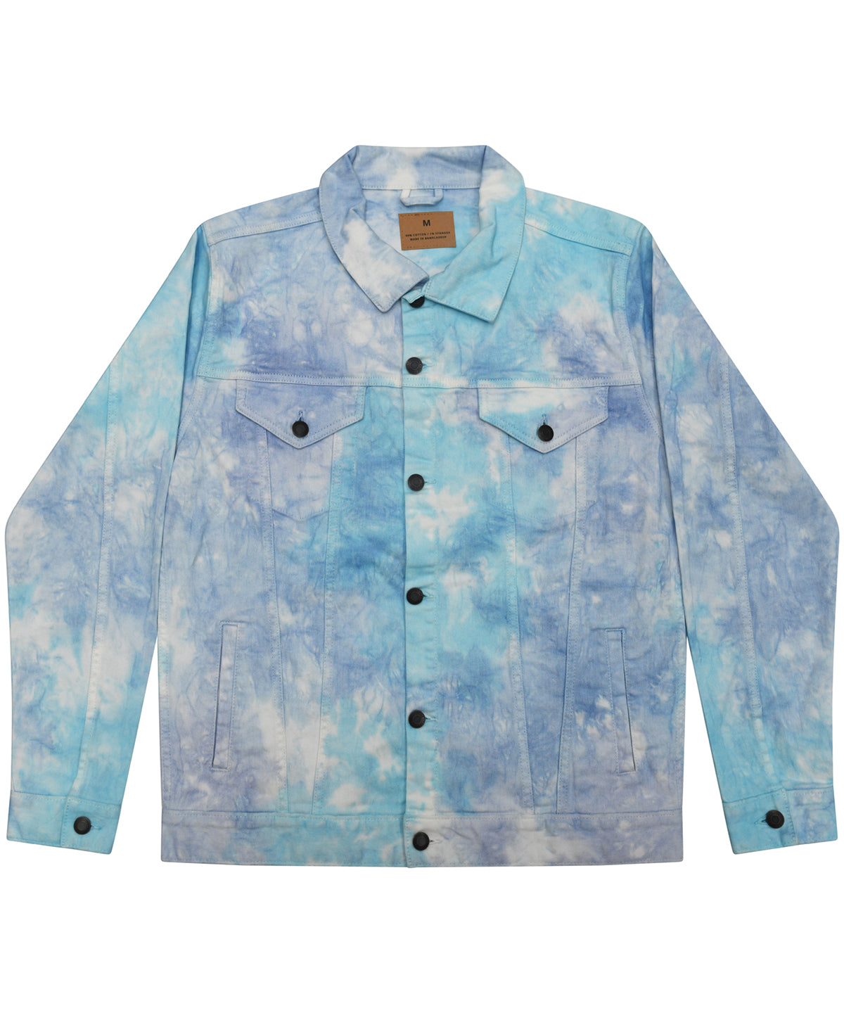 Tie-dye denim jacket - Lagoon