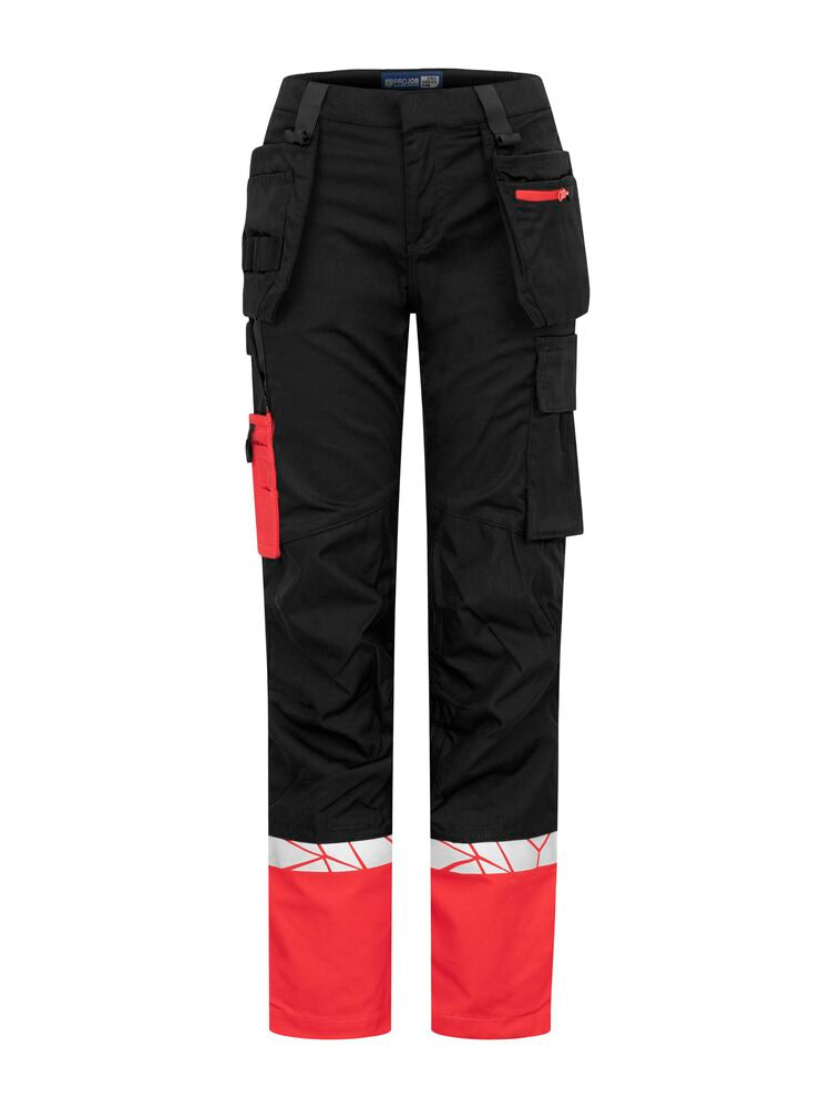 7513 WORKPANT WOMEN (kneeprotector pockets + hp)
7513 WORKPANT WOMEN (kneeprotector pockets + hp) 99 - Black/Red