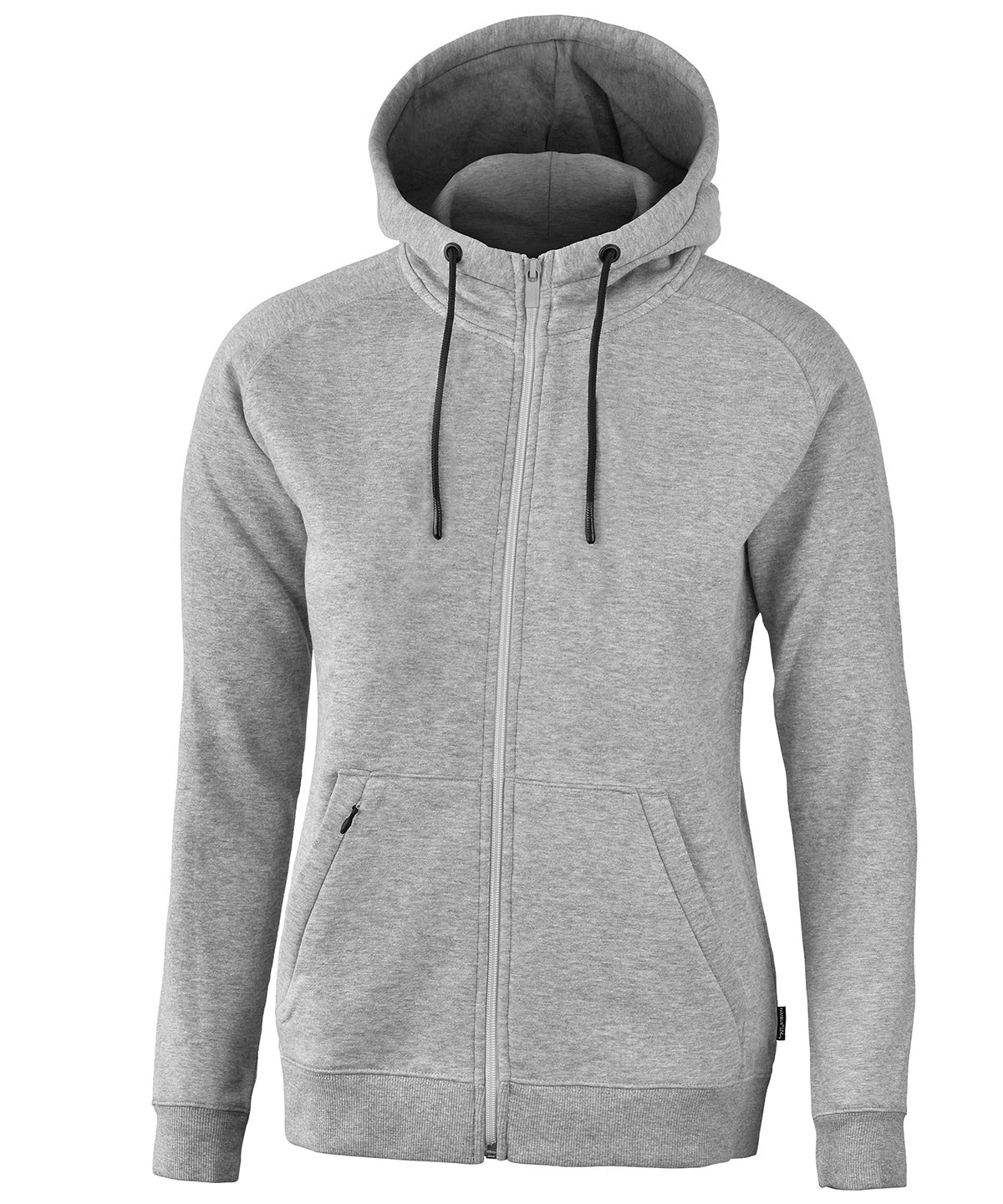 Women’s Lenox hooded full-zip sweatshirt - Grey Melange