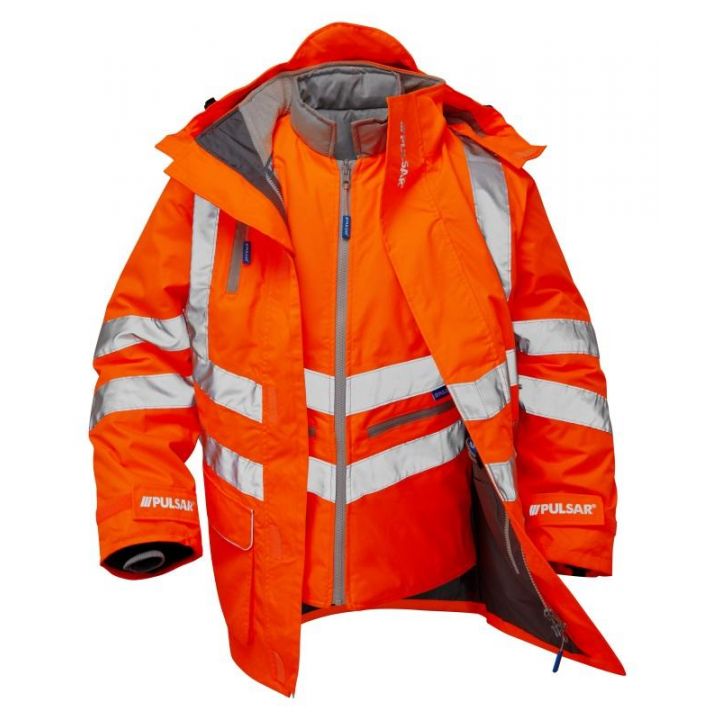 PULSAR® HV Orange 7-in-1 Storm Coat - ORG