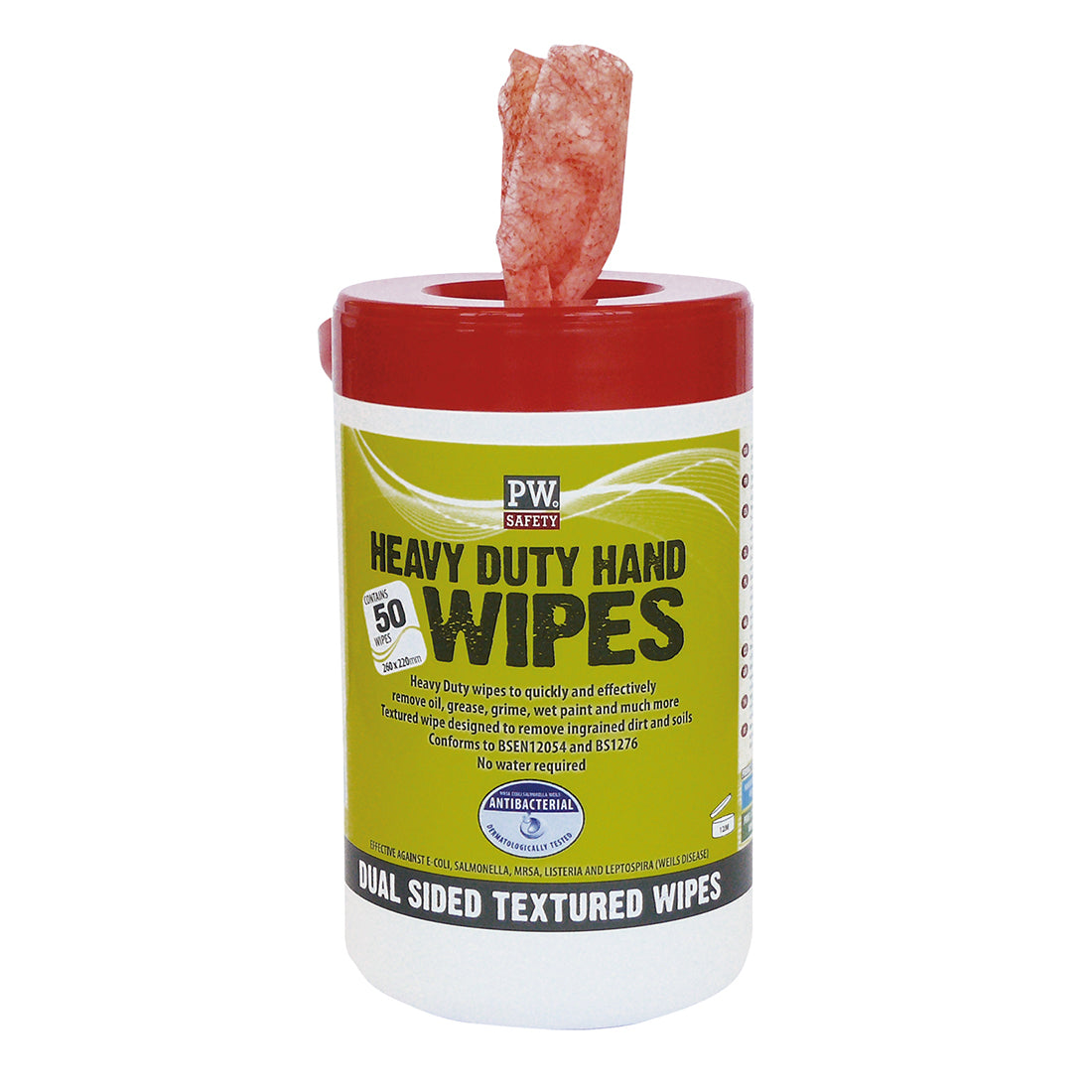 Heavy Duty Hand Wipes (50 Wipes) - Orange