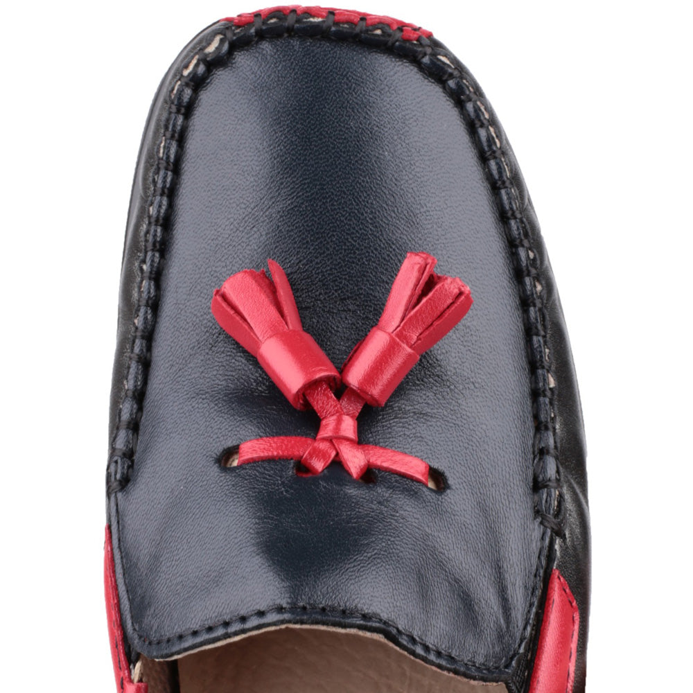 Cotswold Ladies Biddlestone Slip On Leather Moccasin Shoe
