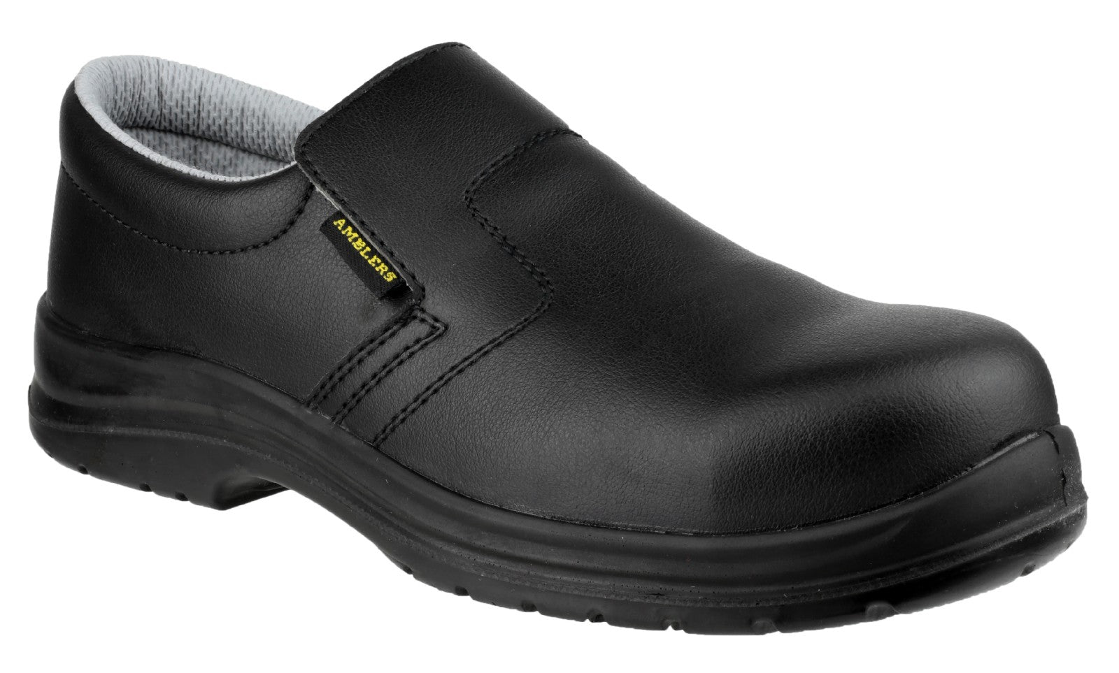Amblers Safety Mens FS661 Slip On Waterproof Safety Shoes Black