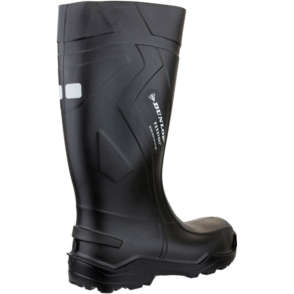 Dunlop Mens Purofort+ Plus Anti Slip SRC Safety Welly Wellington Boots