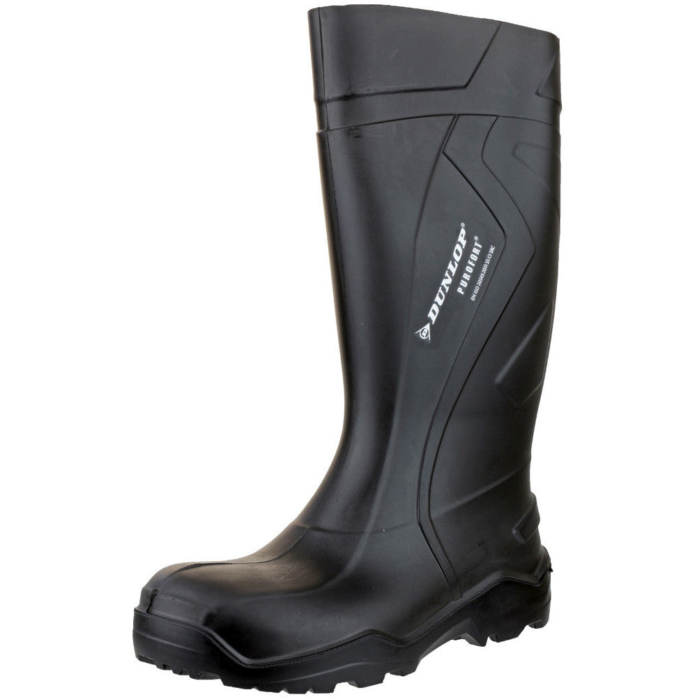 Dunlop Mens Purofort+ Plus Anti Slip SRC Safety Welly Wellington Boots