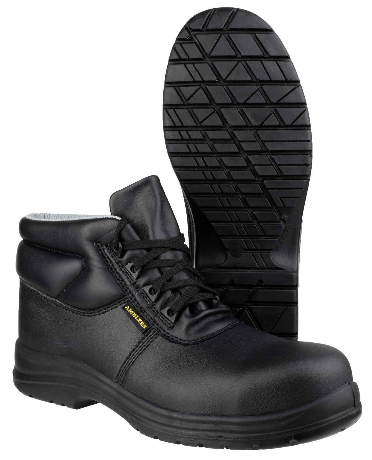 Amblers Safety Mens FS663 ESD Waterproof Safety Boots Black