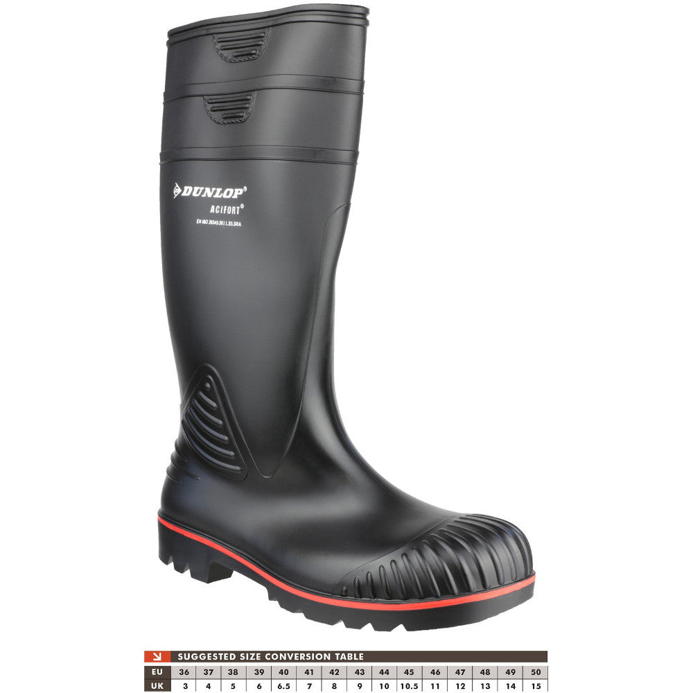Dunlop Mens Acifort Heavy Duty Full Safety Wellington A442031