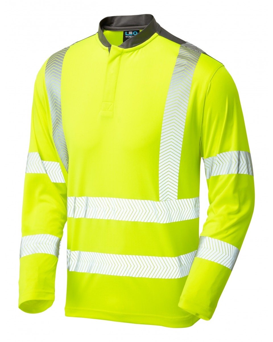 WATERMOUTH ISO 20471 Cl 3 Performance Sleeved T-Shirt - HV Yellow