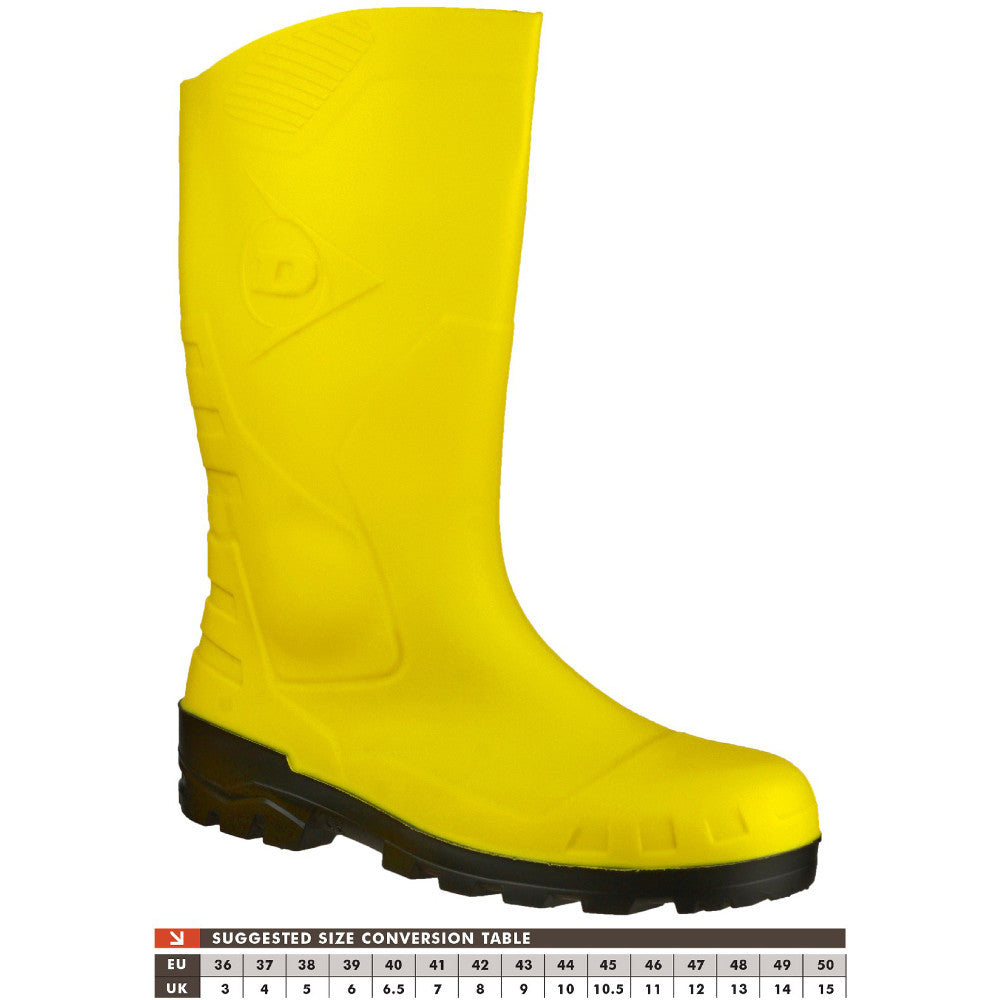 Dunlop Mens Devon Steel Toe & Midsole S5 SRA Safety Wellington Boots