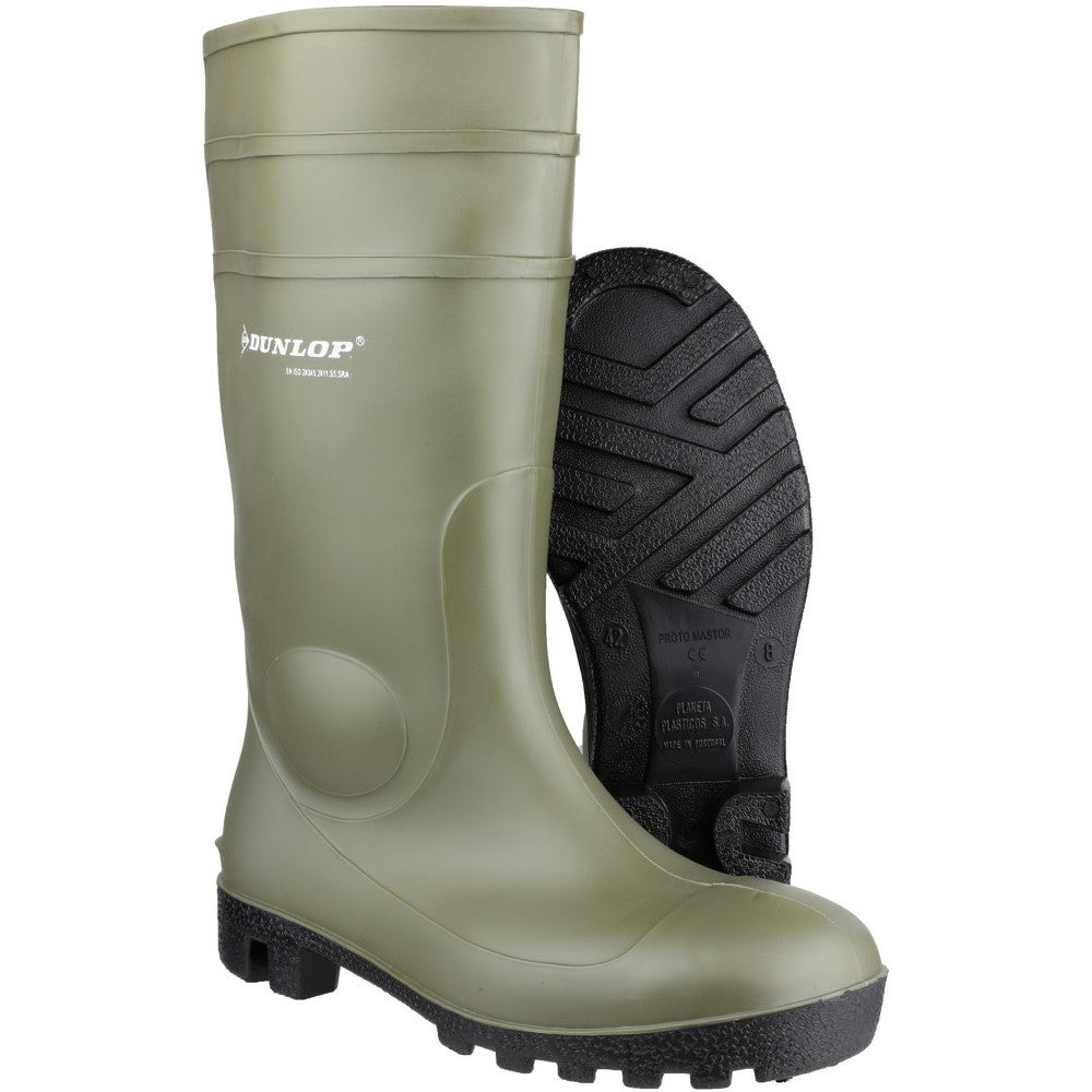 Dunlop Mens Protomastor 142VP Steel Toe & Mid Safety Wellington Boots