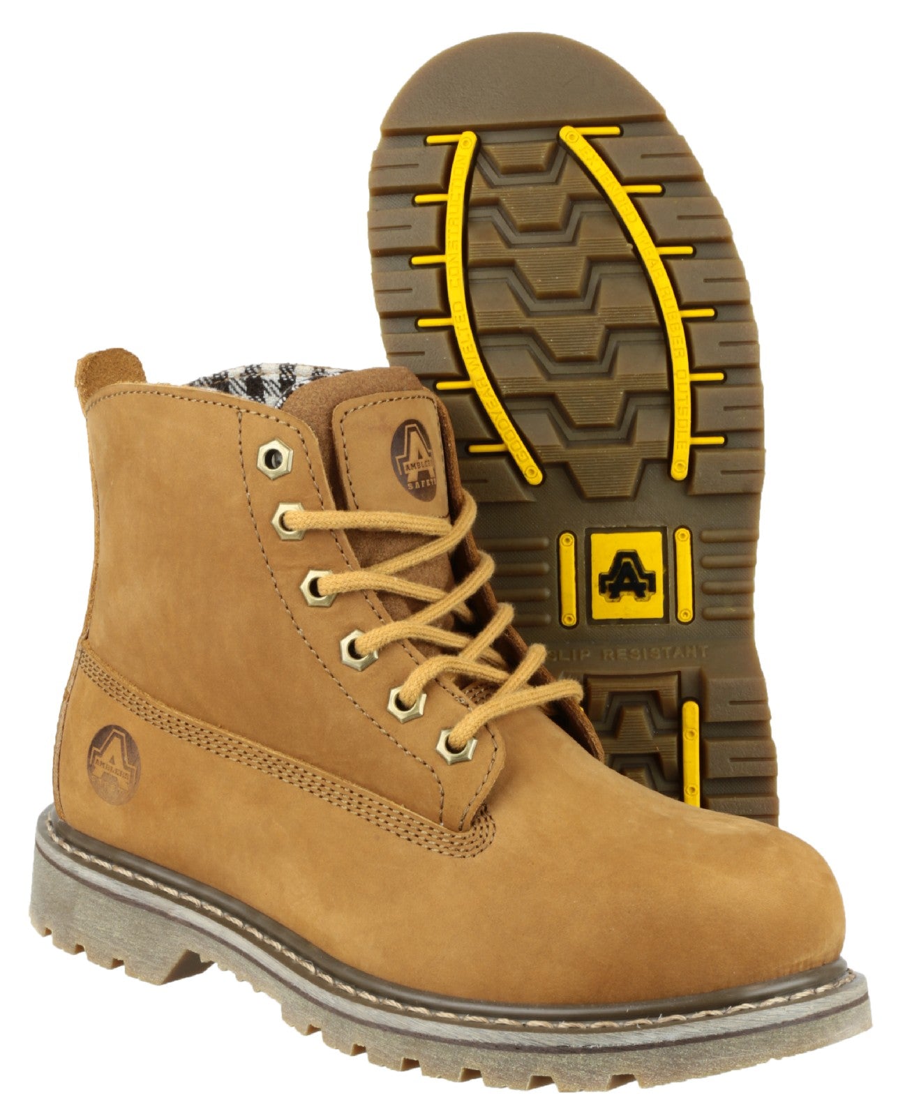 Amblers Safety Mens FS103 Leather Safety Boots Brown