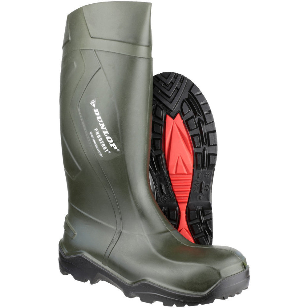 Dunlop Mens Purofort+ Steel Toe & Midsole Safety Wellington Boots
