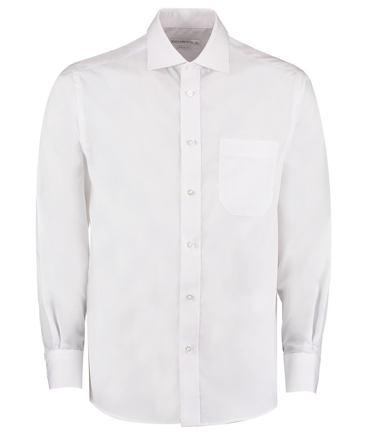 Premium non-iron corporate shirt long-sleeved (classic fit) - White