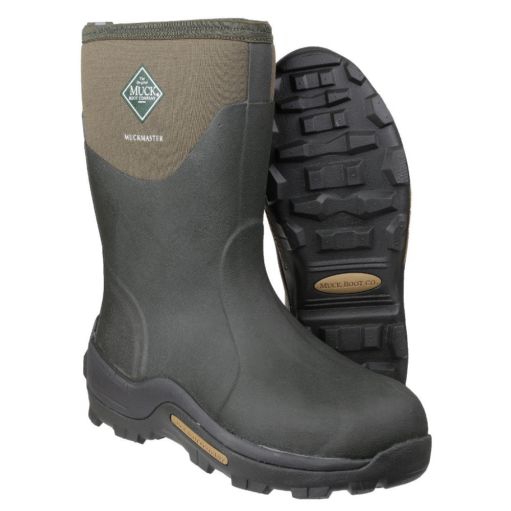 Muck Boots Mens Muckmaster Mid Breathable Reinforced Wellington Boot