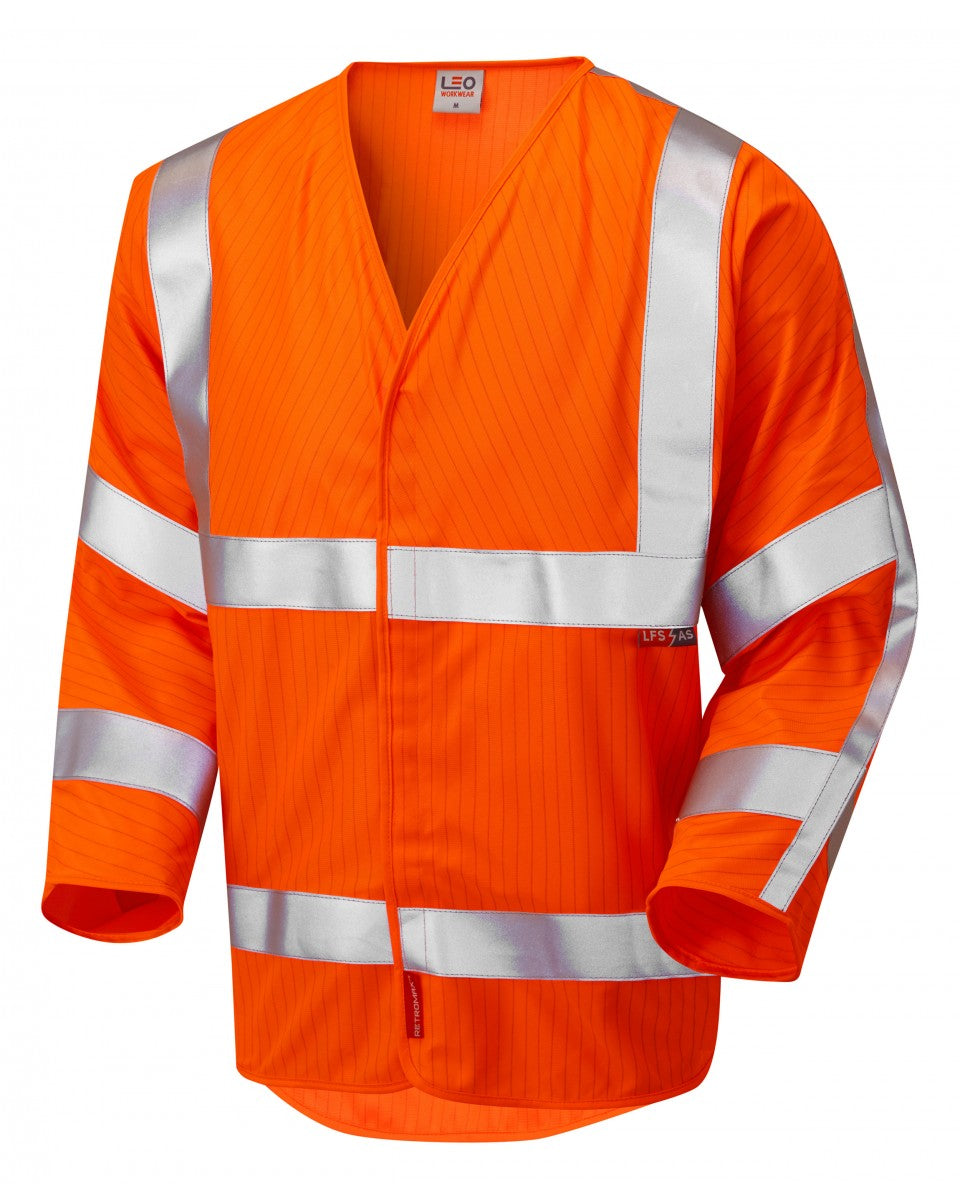 STICKLEPATH ISO 20471 Cl 3 LFS 3/4 Sleeve (EN 14116/EN 1149) - HV Orange
