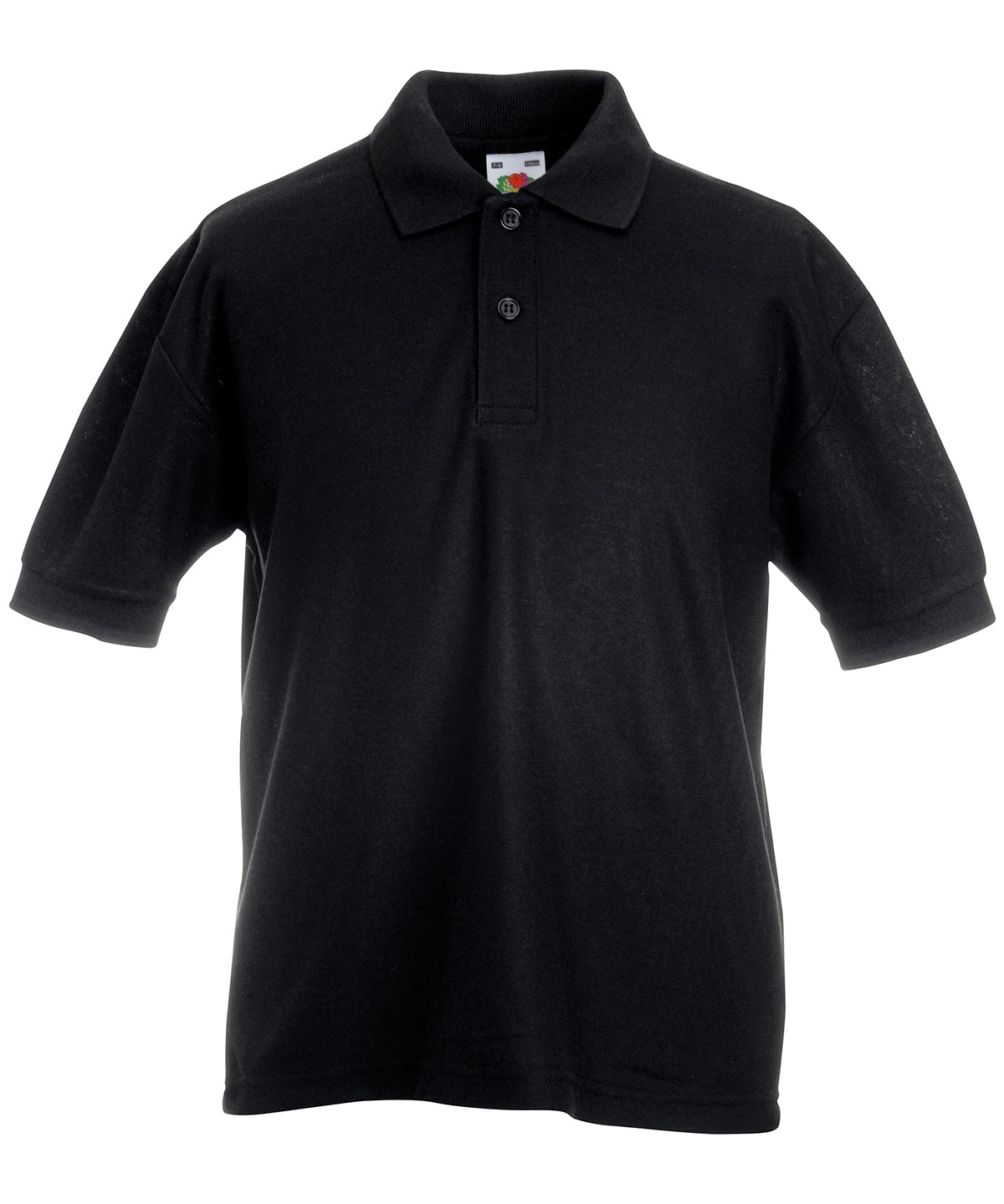 Kids 65/35 piqué polo - Black