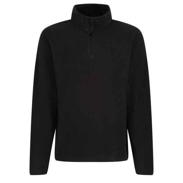 Micro Zip Neck - Black