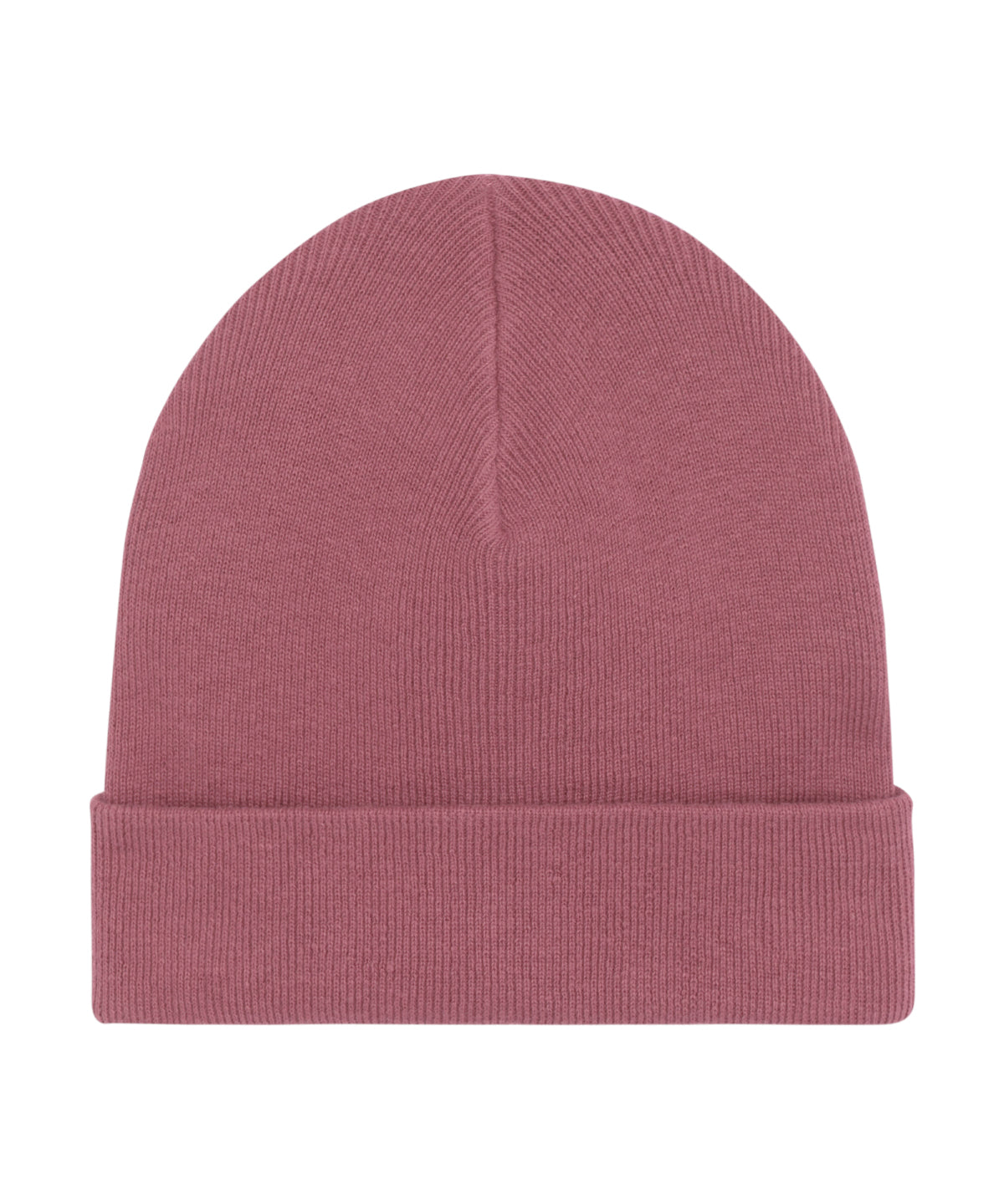 Rib beanie in unisex fit (STAU772) - Hibiscus Rose