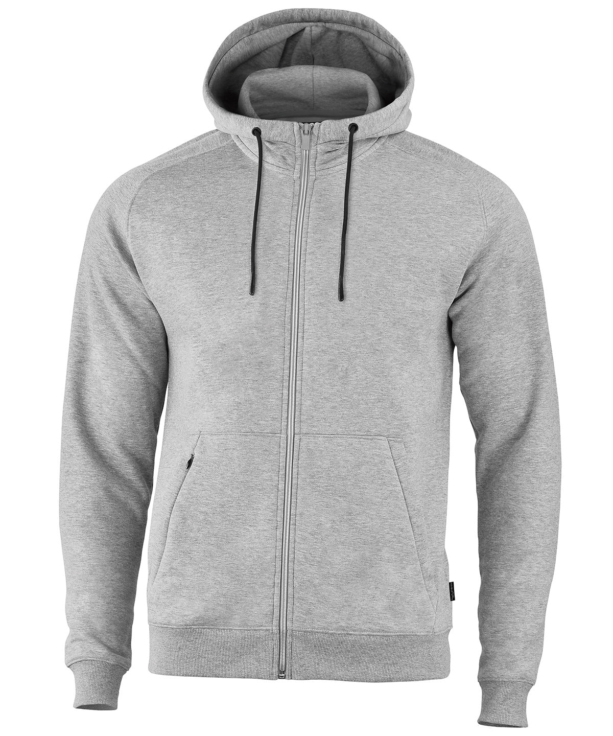 Lenox hooded full-zip sweatshirt - Grey Melange