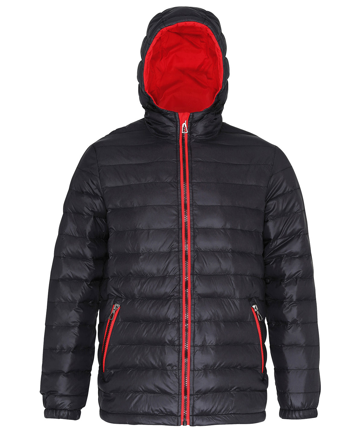 Padded jacket - Black/Red
