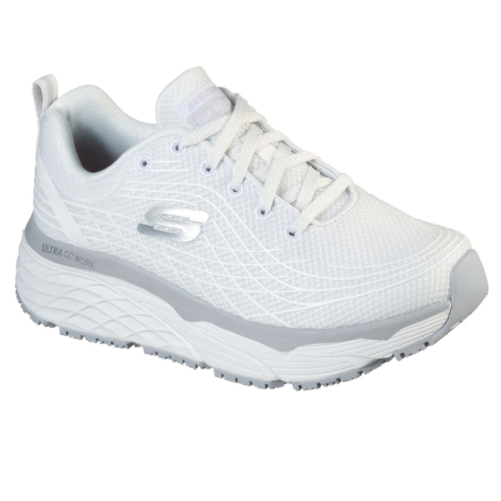Max Cushioning Elite Sr Occupational Shoes - White