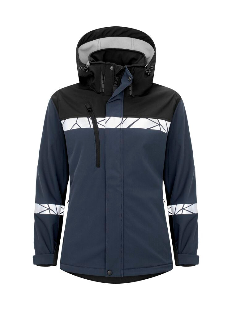 7417 SOFTSHELL JACKET WOMEN
7417 SOFTSHELL JACKET WOMEN 9910-VIZ
