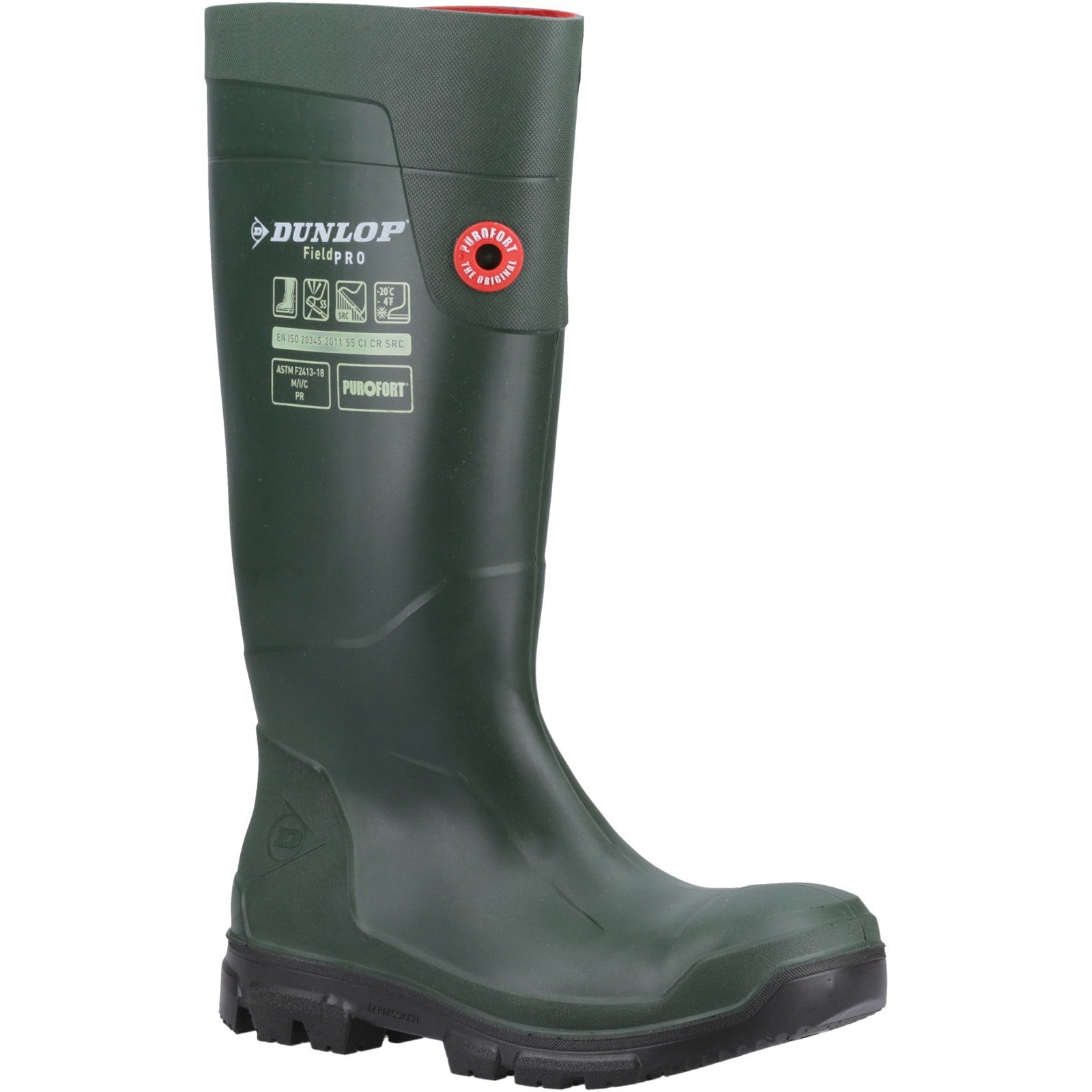 FieldPro Full Safety Wellington - Green