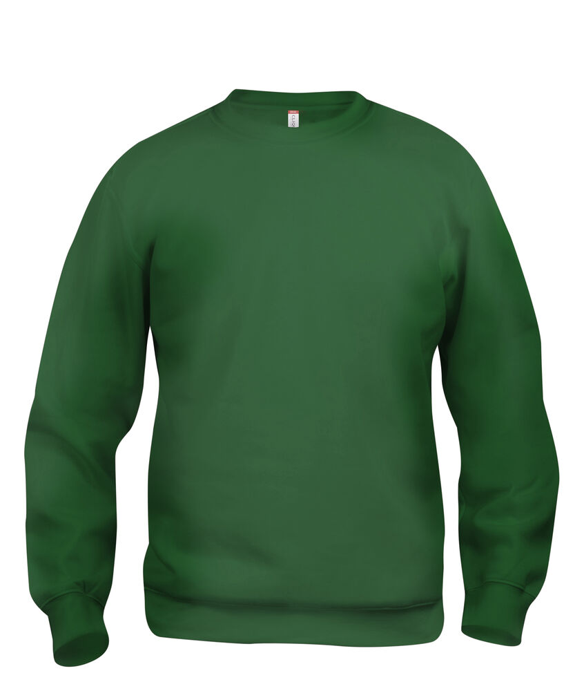 Basic Roundneck Sweatshirt - Bottle Green