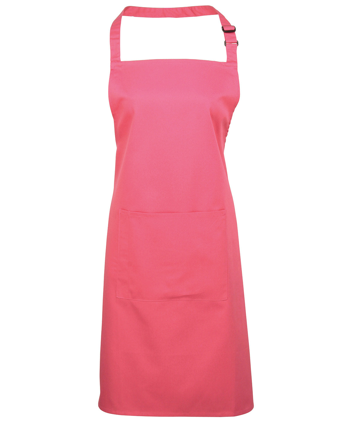 Colours Bib Apron with Pocket - Fuchsia