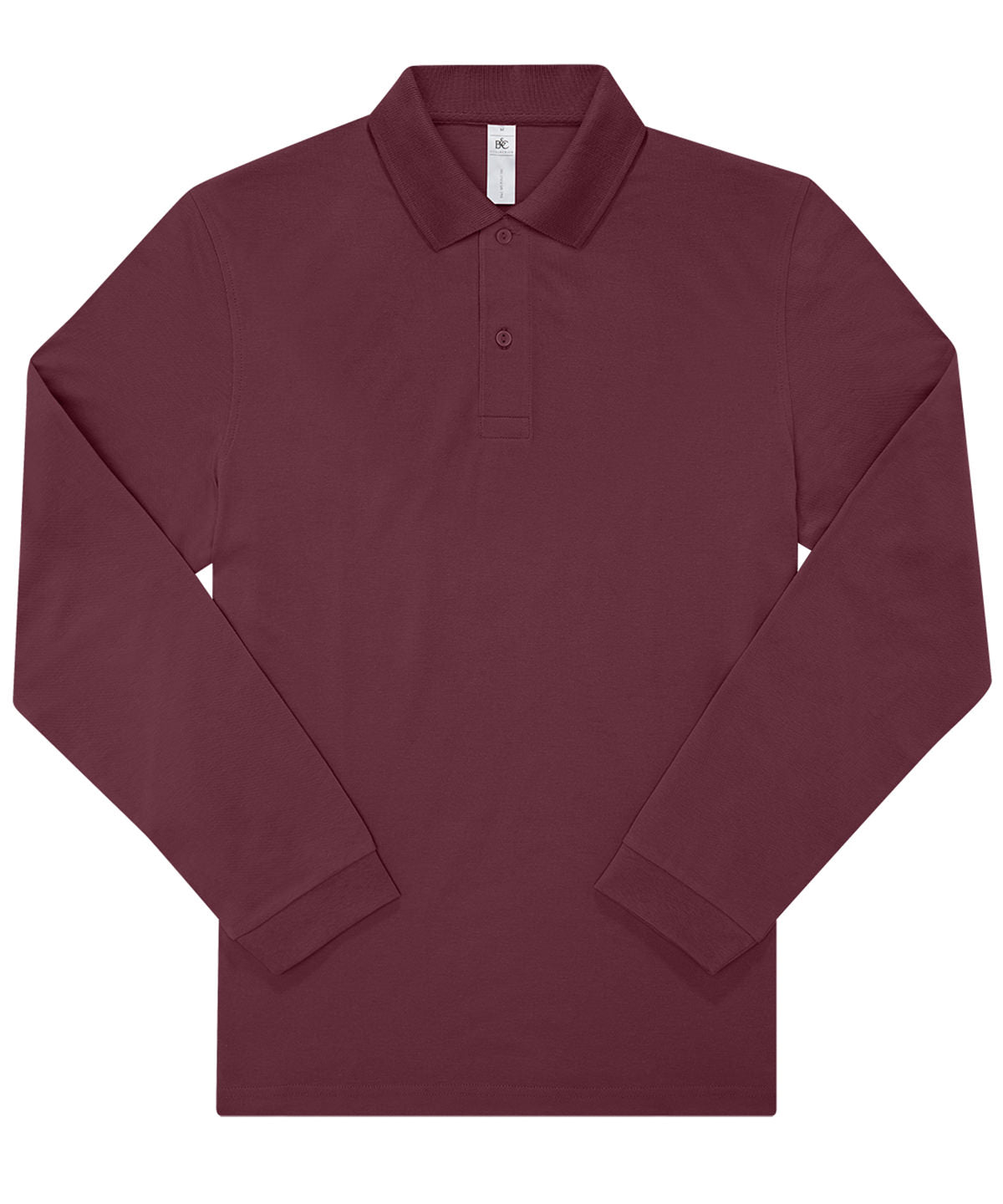 B&C My Polo 180 LSL - Burgundy