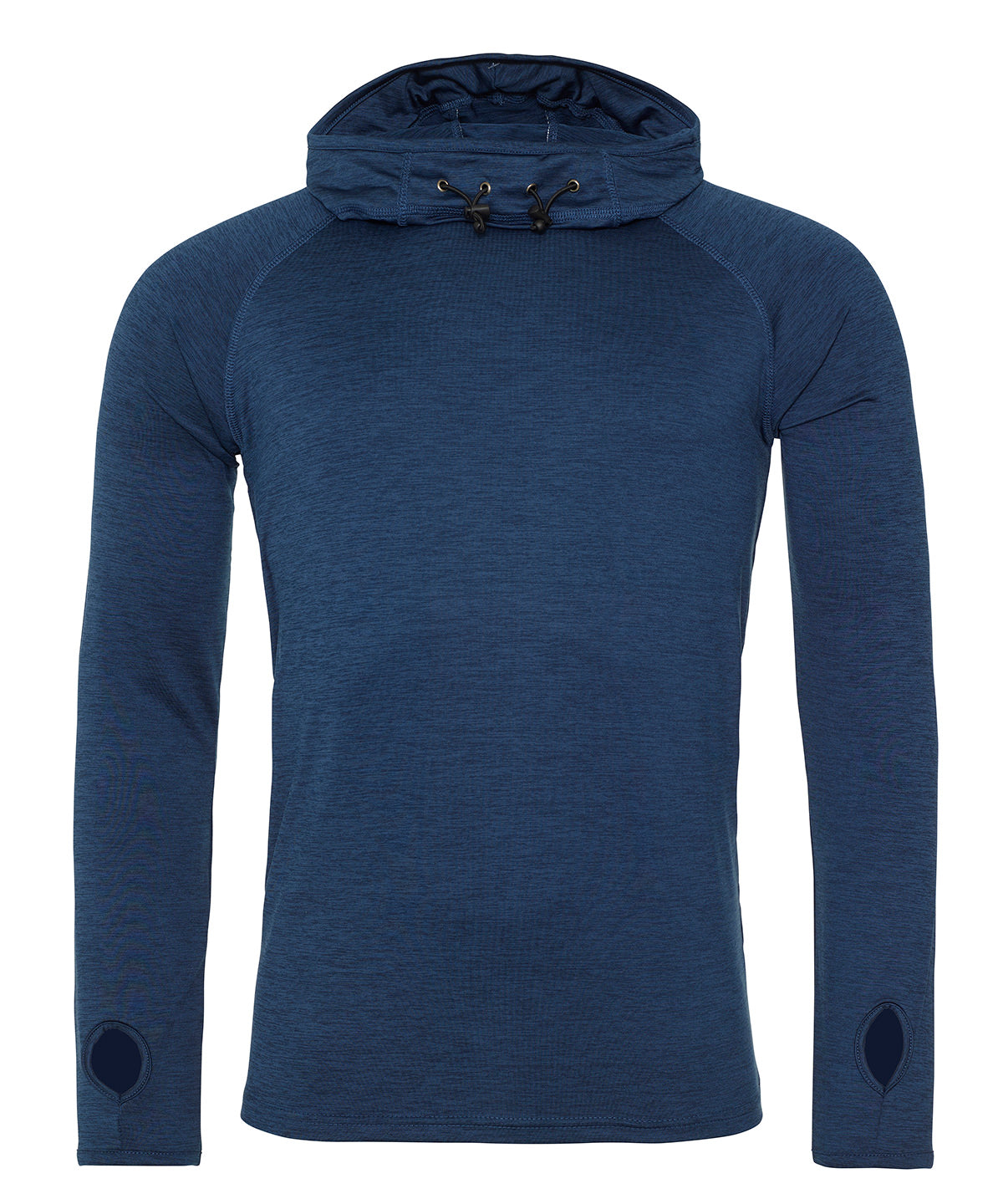 Cool Cowl Neck Top - Navy Melange