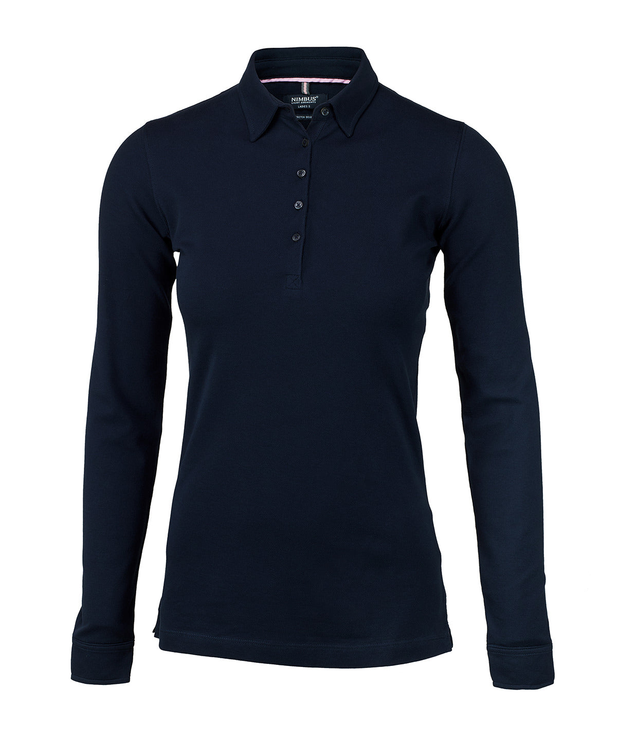 Women's Carlington deluxe long sleeve polo - Dark Navy