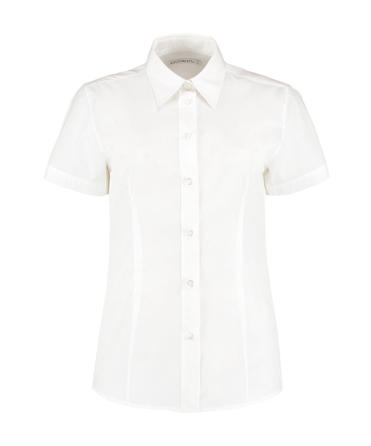 Women's workforce blouse short-sleeved (classic fit) - White