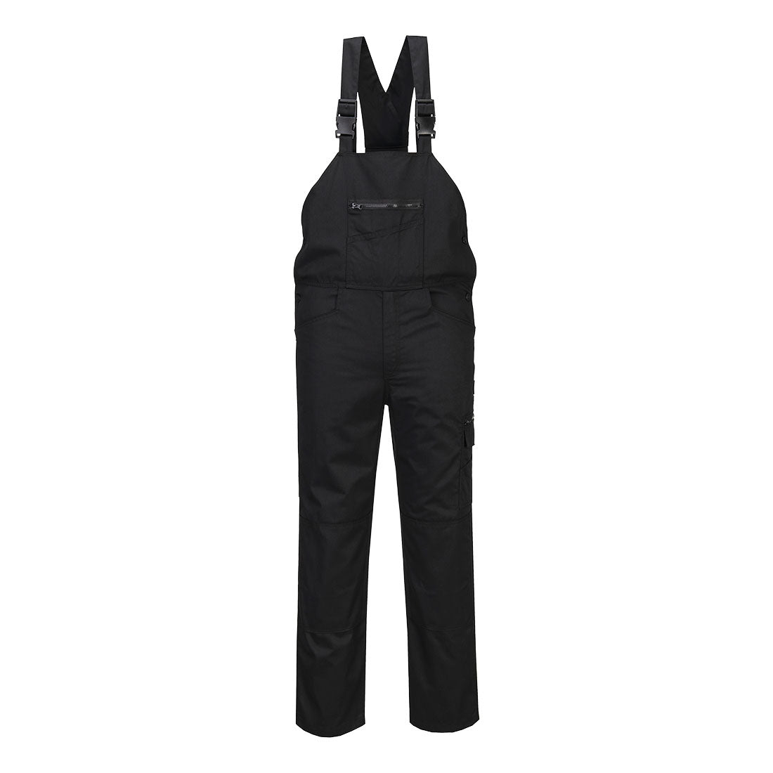 WX2 Eco Stretch Bib and Brace - Black