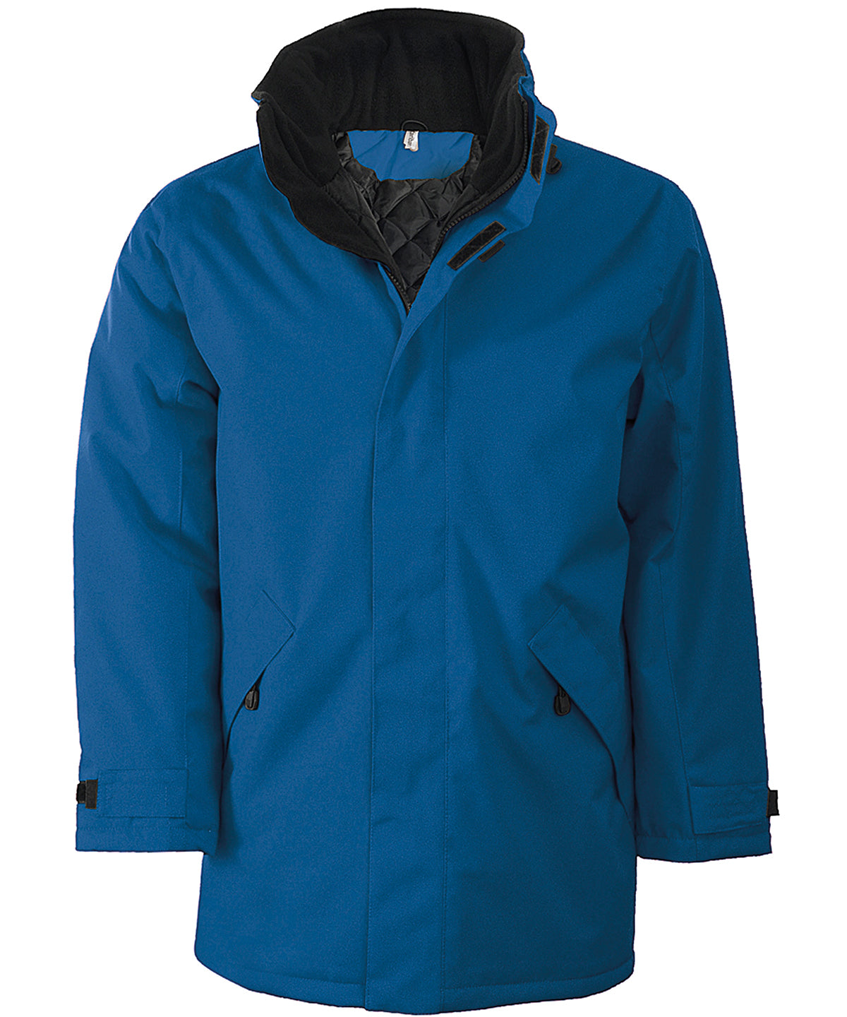 Quilted parka - Light Royal/Black