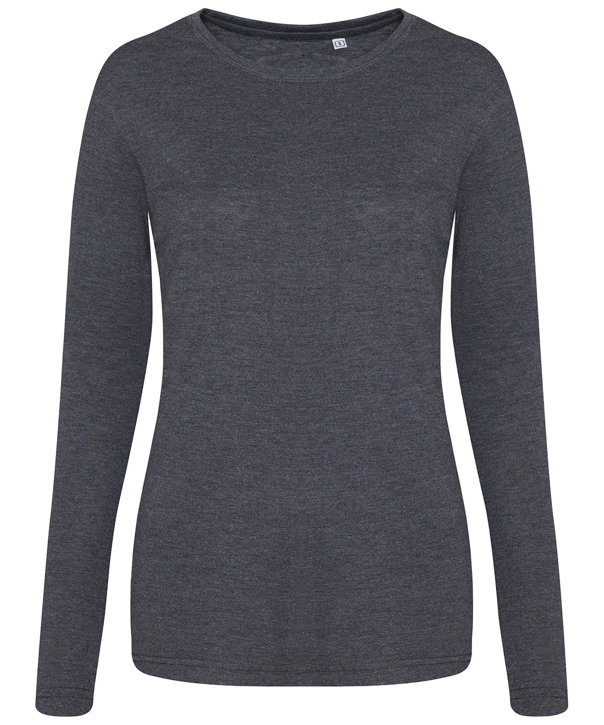 Women's Triblend Long Sleeve T - Heather Charcoal