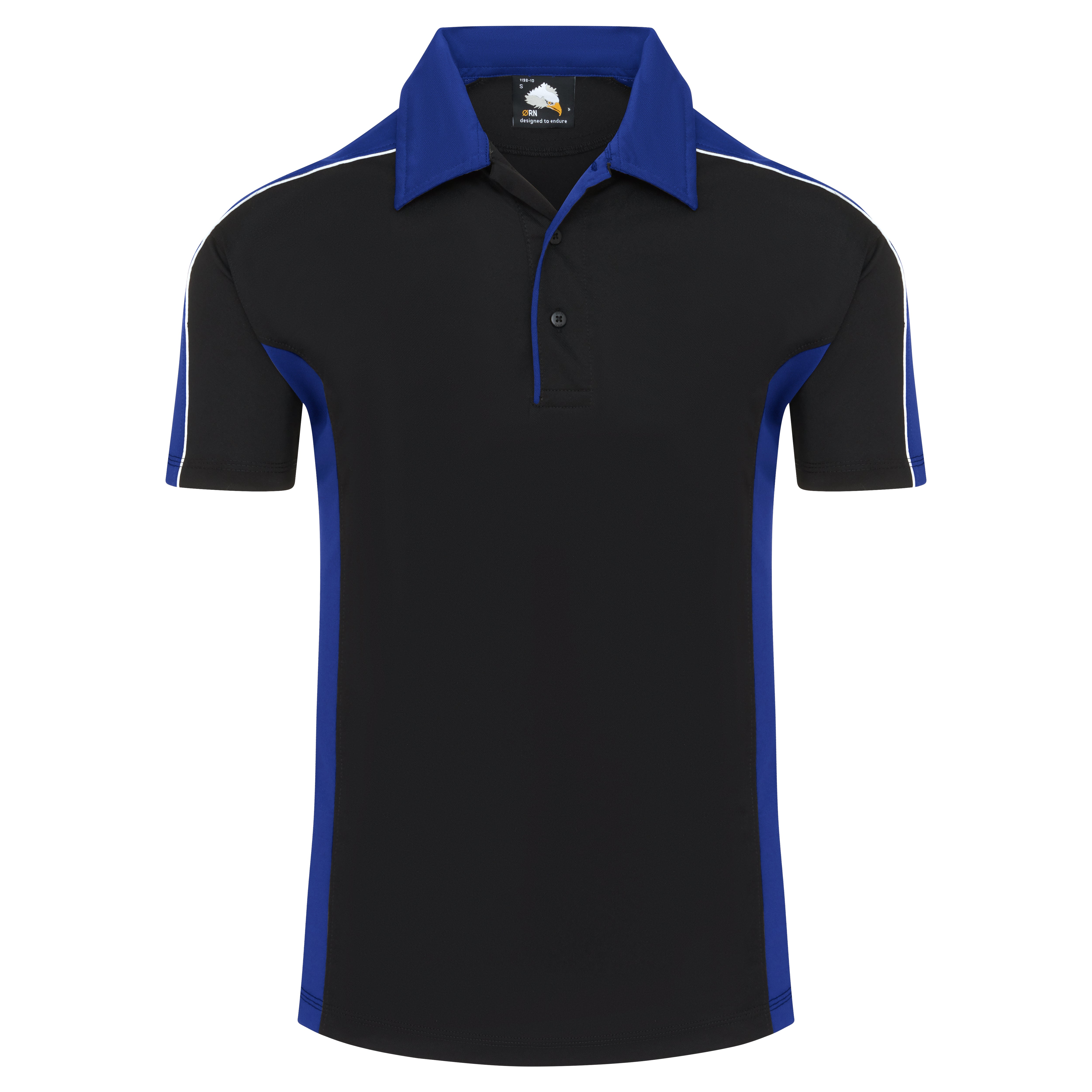 Avocet Wicking Poloshirt - Black/Royal Blue
