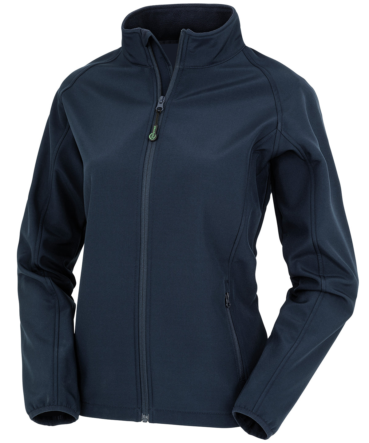 Women's recycled 2-layer printable softshell jacket - Navy