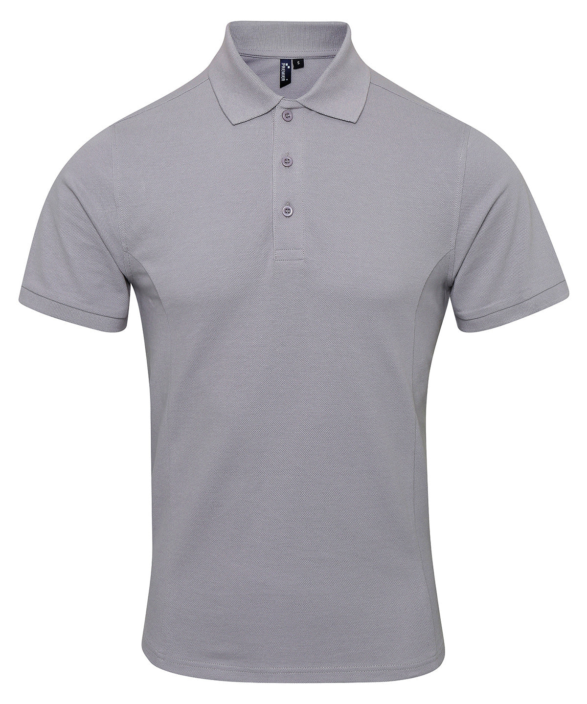 Coolchecker® plus piqué polo with CoolPlus® - Silver