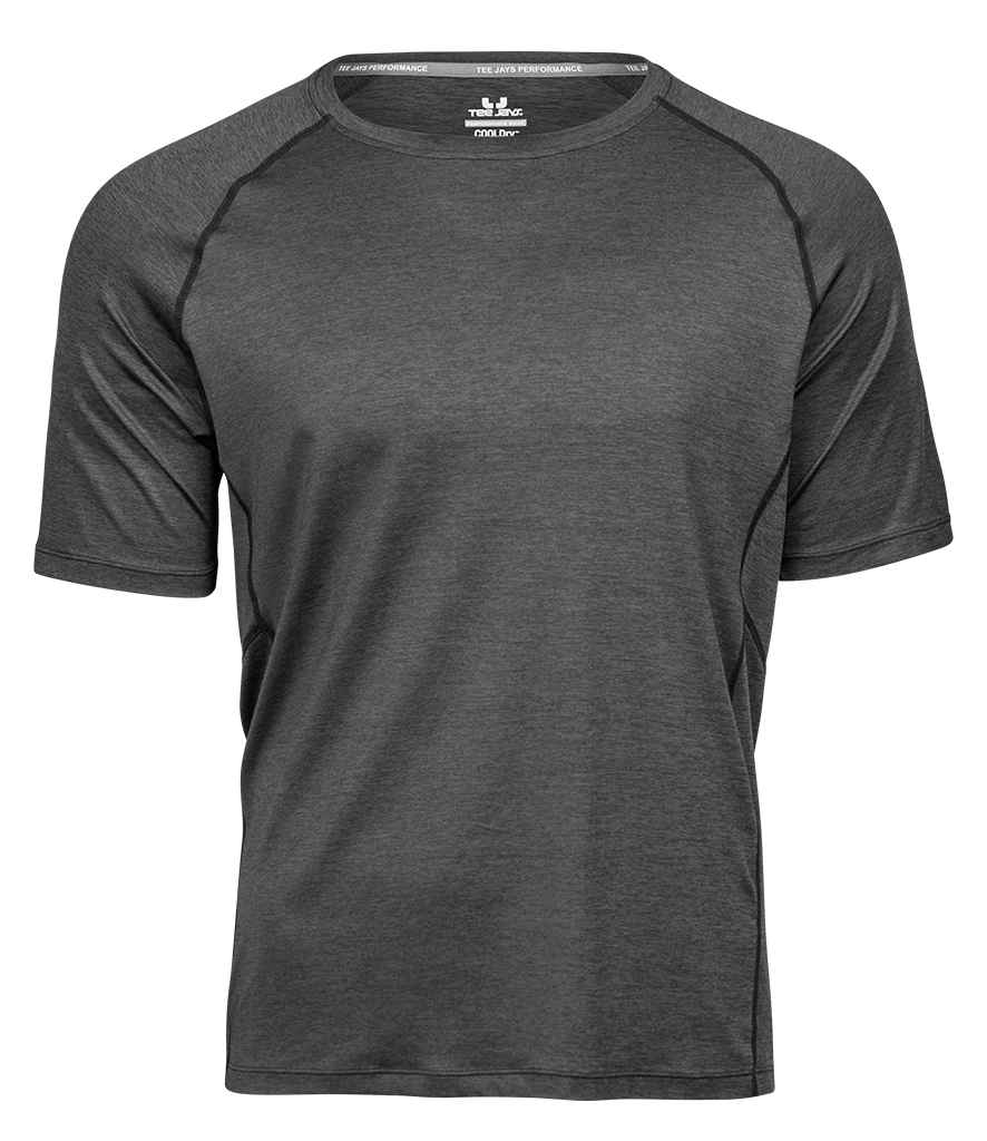 Tee Jays CoolDry™ T-Shirt - Black Melange